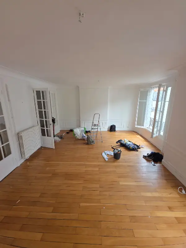 Salon avant intervention Net & Fix à Bobigny